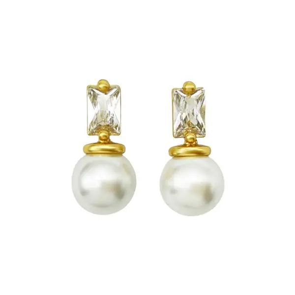 Pearl stud earrings - new mini earrings for women, featuring a retro style, exquisite and simple ear accessories. Great Shopping 4You