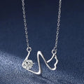 Moissanite Fish Design S925 Sterling Silver Necklace, Minimalist Luxury Design, Fashionable and Versatile Women's Jewelry, Perfect Birthday and Valentine's Day Gift. Great Shopping 4You