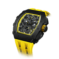 Elemental-Calendar Watch TB8204Q - Black Yellow TSAR BOMBA Watch