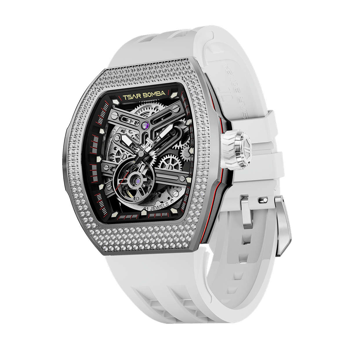 Atomic-TB8218 Standard Edition（Women） - Zirconia Diamond-White