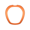 Reactor Interchangeable Bezel - Fluororubber-Orange
