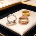 Luxury Designer diamond Ring Women 18k Gold Plated ,Love Ring Fashion Couple Ring Wedding Jewelry Gift Accessories Great Shopping 4You