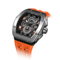 Elemental-TB8211Q（Ship from US） - Sliver Orange Tsarbomba Watch