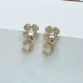 Luxury Earrings Letter Diamond Earrings Designer Jewelry Earring Wedding Party Gifts with Box Great Shopping 4You