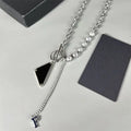 Designer High Quality Brand Brands Necklaces Fashion Luxury Classic Letters Golden Silver Diamond Necklace For Woman Wedding Party Gifts Presents Great Shopping 4You