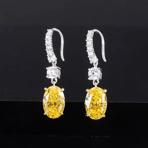 Women's Designer Accessory: Stylish S925 Silver Briolette CZ Pendants for Glittering Fashion Great Shopping 4You