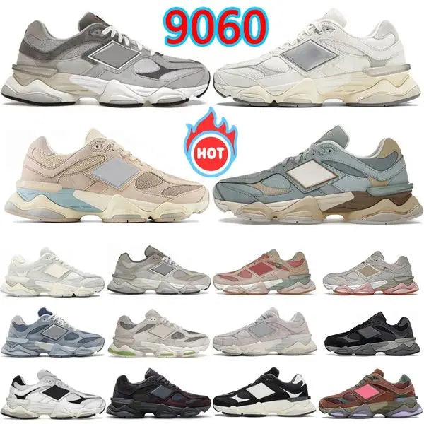 New nb 9060 designer running shoes for men women 9060s Sea Salt White Blue Haze Quartz Grey Bricks Wood Burgundy Black White trainers mens sports sneakers36-45 Great Shopping 4You