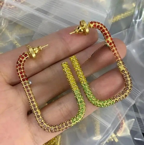 Luxury Earrings Designer Letters Gold Earring Stud Elegant Women Jewelry Earings Gift Diamond Earring Charm Great Shopping 4You