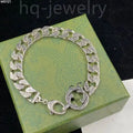 2023 Sterling Silver Bracelet Unisex Designer Bracelets Luxury Cool Boy G Fashion Mens Women Men Chain Gift Couple Bracelets G1 Great Shopping 4You