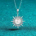 Minimalistic Design Statement Necklace: Genuine Gemstones Set into Durable Platinum Alloy Chain Great Shopping 4You