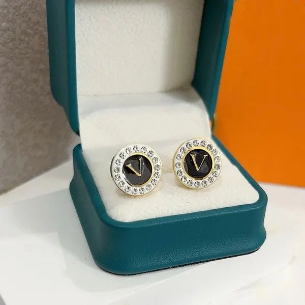 Luxury Brand Designers Stud Earrings Women Crystal Earring Party Gift jewelry Great Shopping 4You