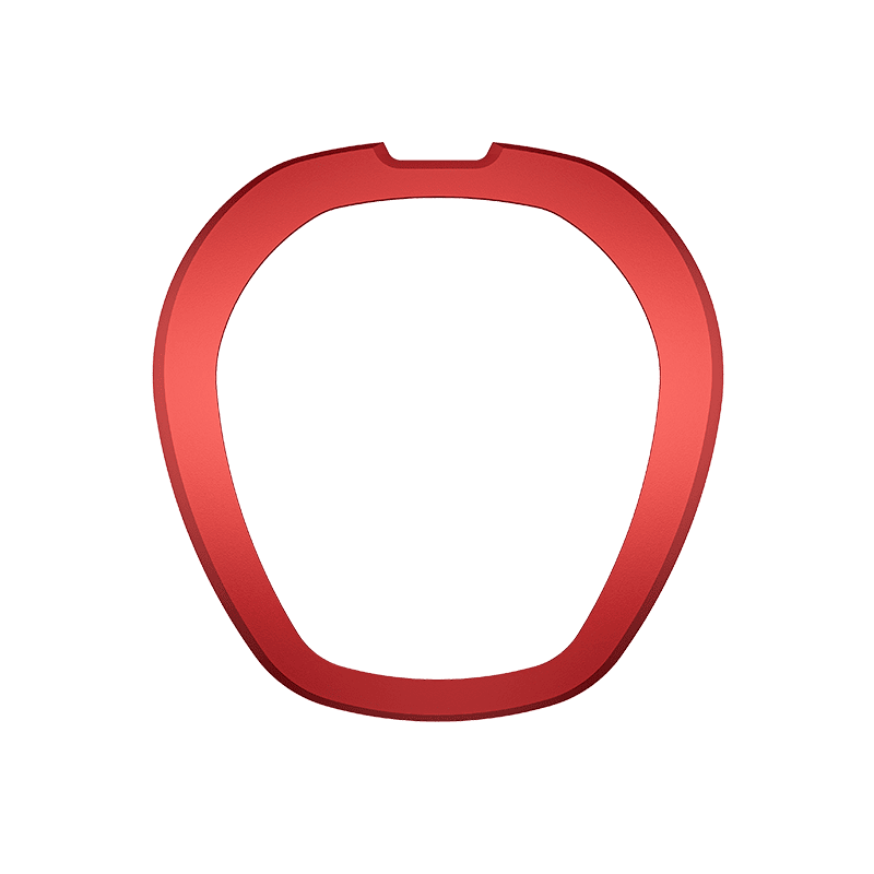 Reactor Interchangeable Bezel - Fluororubber-Red
