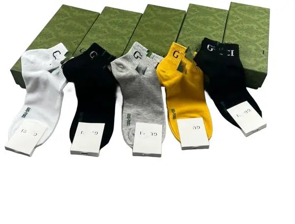 Designer 2024 Mens Womens Socks Five Pair Luxe Sports Winter Mesh Letter Printed Sock Embroidery Cotton Man Woman With Box Great Shopping 4You