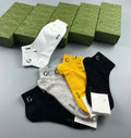 Designer Womens 2024 Socks Five Pair Luxe Sports Winter Letter PrintedSock Embroidery Cotton crazy socks for kids Great Shopping 4You