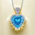 15*15 Papalacha Love heart Eternal Pendant square box necklace S925 sterling silver high carbon diamond wedding holiday precious jewelry gift for the beloved Great Shopping 4You