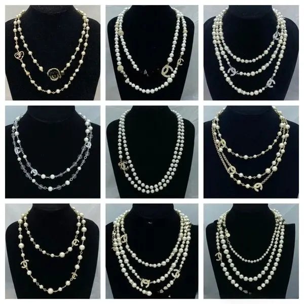 Charm Womens Pendant Necklace Designer Brand Love Gold Plated Necklace Classic Luxury Gift Pearl Necklace Vintage Design Gifts Jewelry Great Shopping 4You