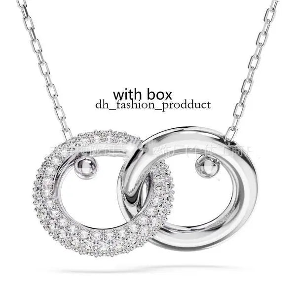 Luxury swarovs Jewelry Designer Necklace Women's Necklace Swan Inlaid Zircon Paired with Designer Bag European and American Ins Style Shl b51 Great Shopping 4You