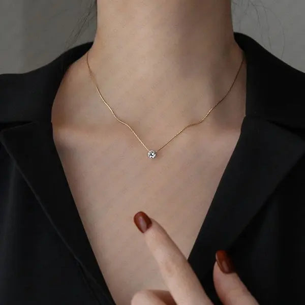 Designer Necklace Necklace for Women Gold Necklaces Diamond Chain Luxury Jewlery Designer for Women Elegant Timeless Sparkling Pendant Gift Premium Exclusive Great Shopping 4You