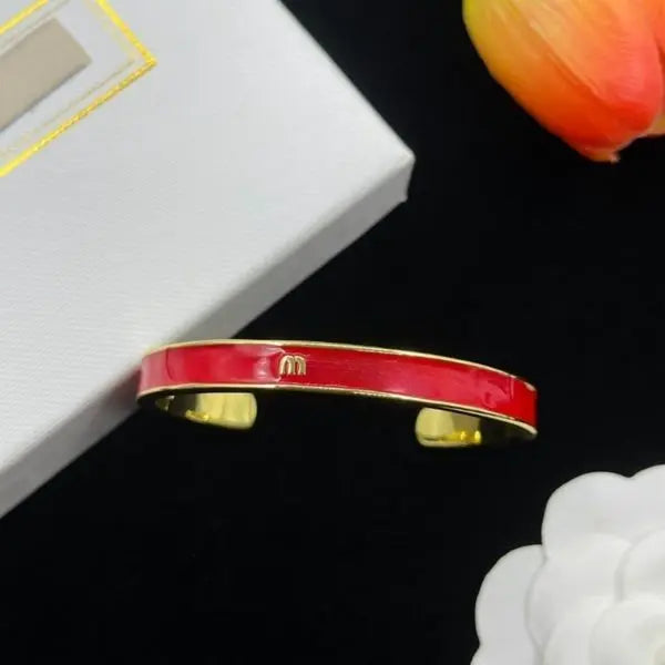 Fashion Jewelry Men and Women Bracelets Glaze Drop Metal Hollow Bracelet Luxury Designer Bracelet High Quality Adjustable Opening Great Shopping 4You