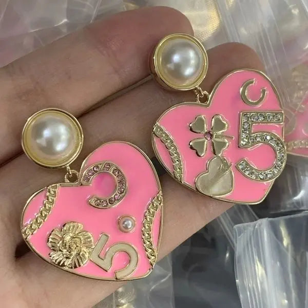 Classic Luxury Crystal Earring Fashion Brand Designer Earring for Women High Quality Charm Earrings Wedding Jewelry Gift Great Shopping 4You