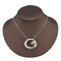 Retro Oval Hollow Leopard Pendant Micro Inlaid Zircon Hip Hop Jewelry Street Rapper Men's Necklace Great Shopping 4You