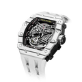 Elemental-Mechanical Watch TB8208CF - Elite White TSAR BOMBA Watch