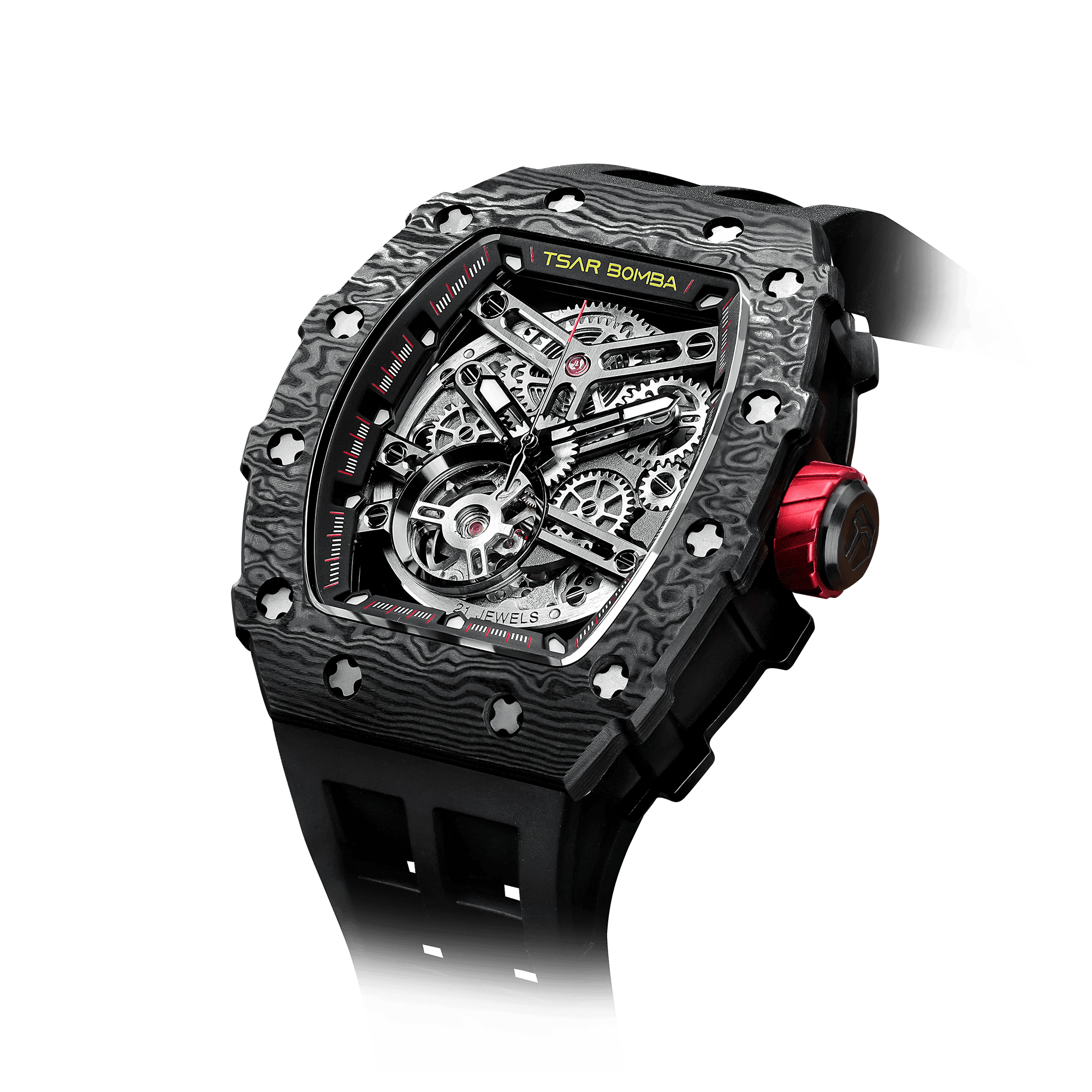 Elemental-Mechanical Watch TB8208CF TSAR BOMBA Watch