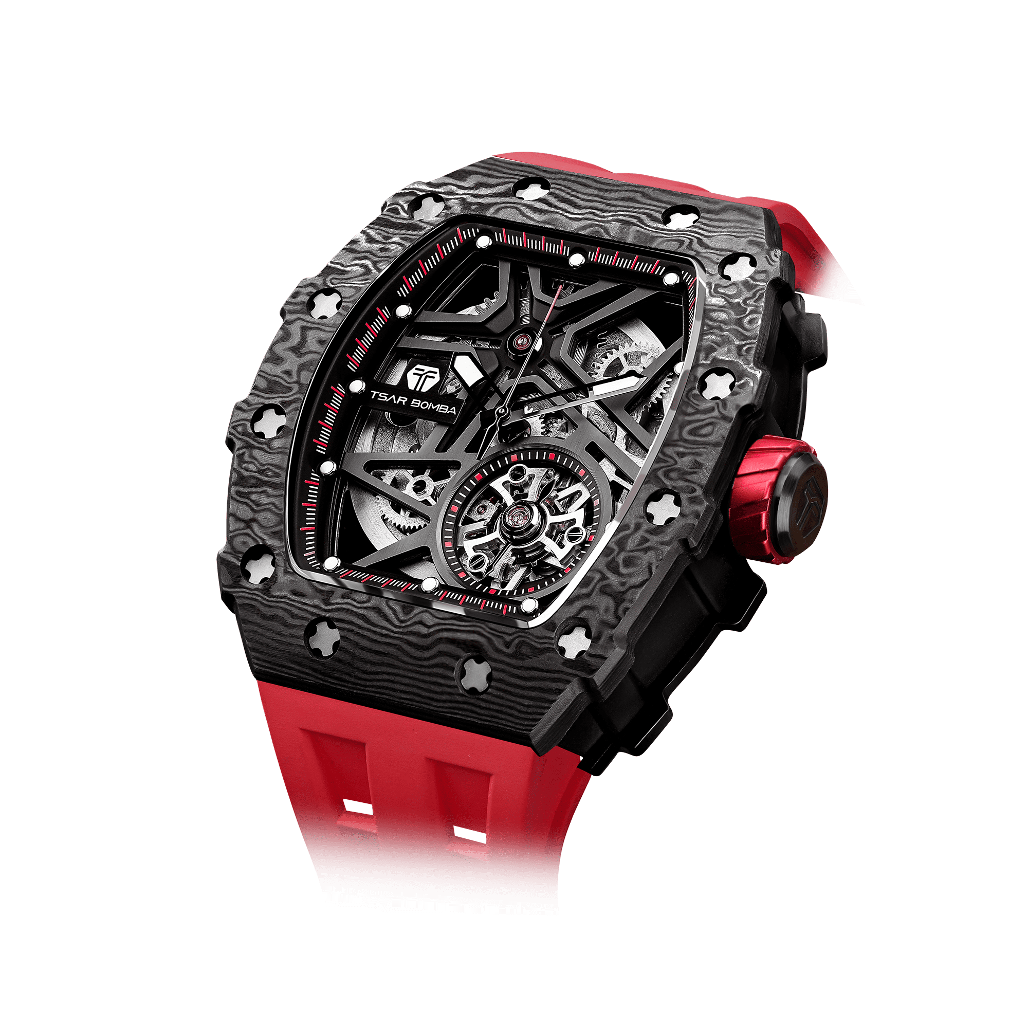 Elemental-TB8209CF（EU） - Black Red Tsarbomba Watch