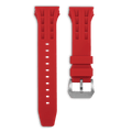 Elemental Strap - Fluoro rubber strap-Red