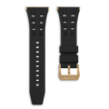 Elemental TB8210CF&TB8211Q Strap - Fluoro rubber strap-Black