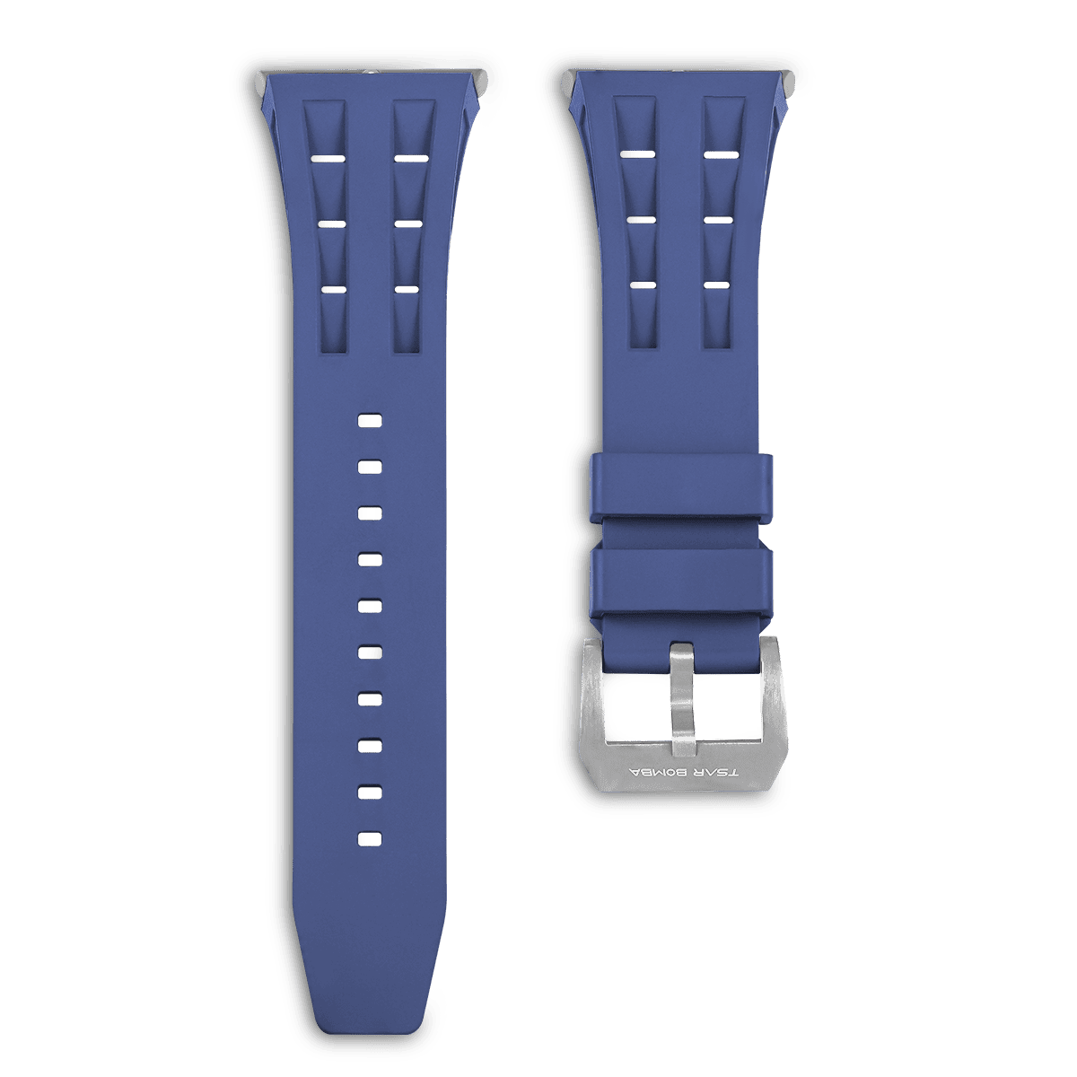 Elemental TB8210CF&TB8211Q Strap - Fluoro rubber strap-Blue