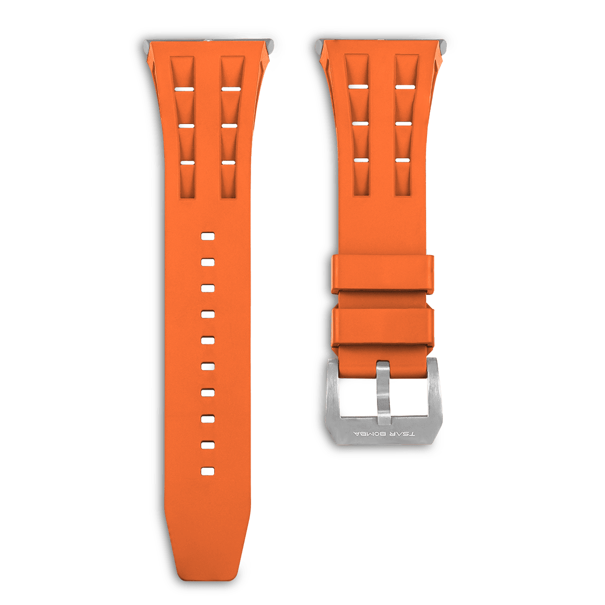 Elemental TB8210CF&TB8211Q Strap - Fluoro rubber strap-Orange