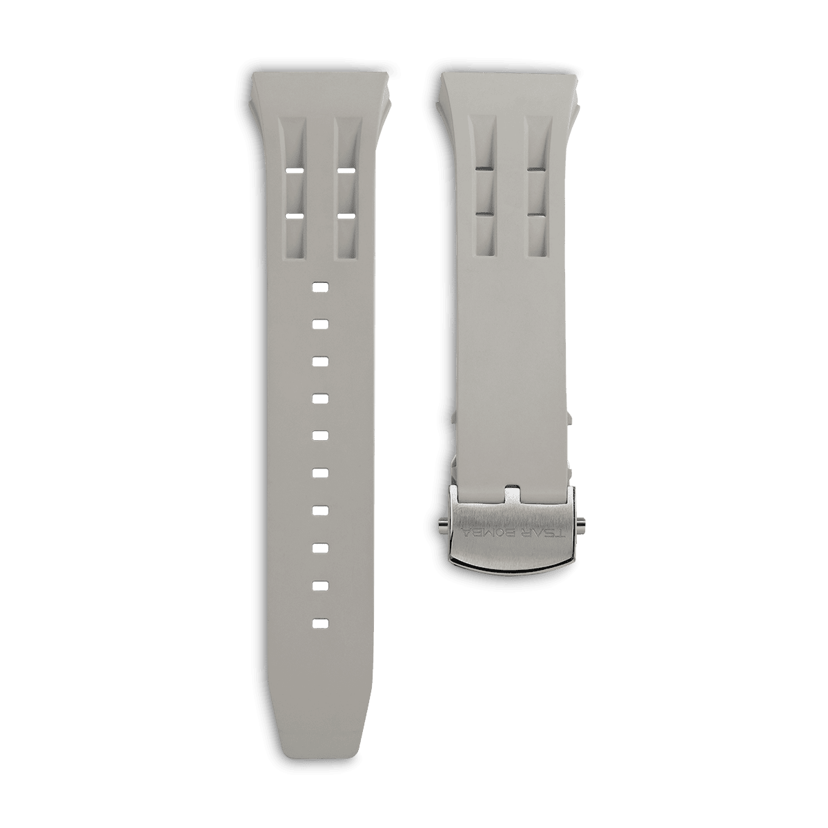 Neutron Interchangeable Strap - Deployant Clasp-Ghost Grey Tsarbomba Straps