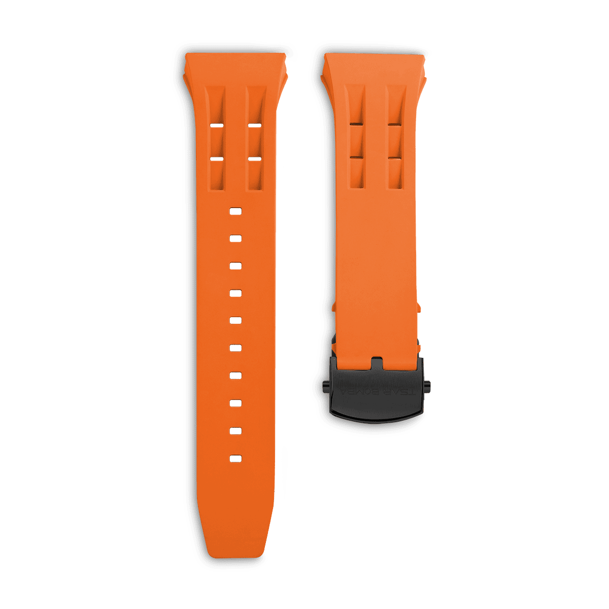 Neutron Interchangeable Strap - Deployant Clasp-Orange Tsarbomba Straps