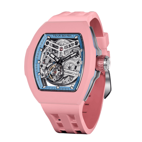 Atomic-TB8218 Standard Edition（Women） - Fluororubber-Pink Tsarbomba Watch