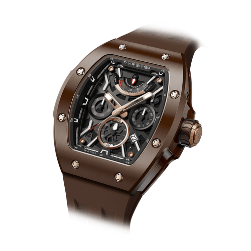 Atomic-TB8222C - Brown TSAR BOMBA Watch