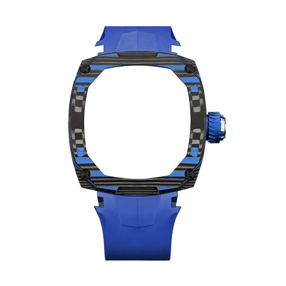 Dark Matter Interchangeable Accessory Kits - Carbon Fiber-Blue