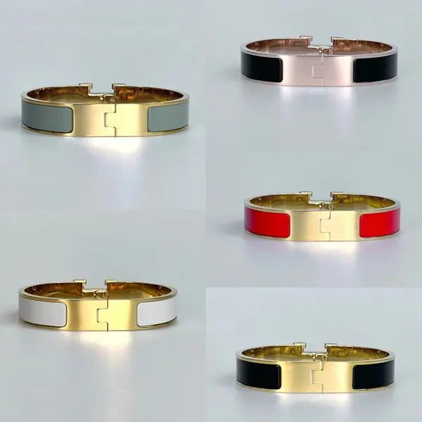 Luxury designer bracelet for men bangle bracelet for women gold bracelets classic designer jewelry 18k gold rose gold silver bracelet fast ship Great Shopping 4You