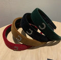 Black Luxury Headband Fashion Leather Headband Classic Brand Designer Hair Jewelry Womens Hair Accessories Gifts Great Shopping 4You