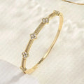 Designer Bracelet Bracelet for Women Bracelets Flower Bangle Full Pave Bangles Luxury Jewlery Designer Elegant Timeless Sparkling Gift Great Shopping 4You