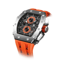 Elemental-TB8204Q（Ship from DE） - Silver Orange Tsarbomba Watch
