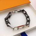 brand designers Mans bracelet necklace set High qualtiy alloy buckle leather bracelet for man and woman for gift With box Great Shopping 4You