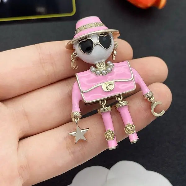 High Quality Pins Brooches Women Designer Letter Pins Crystal Gold Silver Copper Plated Accessories for Wedding Party Gift Great Shopping 4You