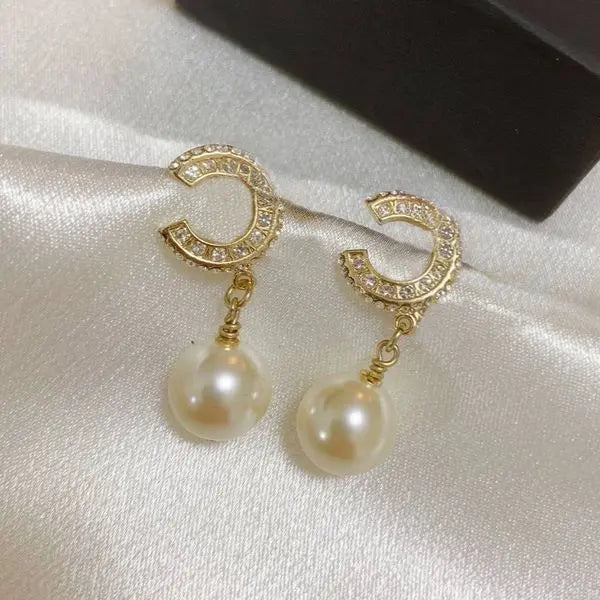 Designer Luxury Stud Earrings For Women Letter Valentine Day Gift Wedding Earrings Party Jewerlry Accessories Great Shopping 4You