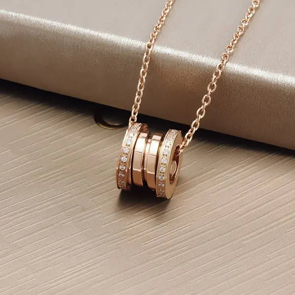 BVLGARI Necklace Stereo Hollow Necklace Party Favor Retro Sterling Men's and Women's Small Pendant Necklaces With Gift Box 19067 dupe Great Shopping 4You