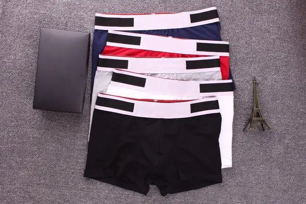 New hot cotton Underwear Boxers Soft Breathable Letter Underpants Shorts Design Tight Waistband men dgteree Great Shopping 4You