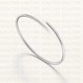 Women's Thin Diamond-Inlaid Designer Bracelet - 18k Gold Plated Luxury Nail Bangle Available in Multiple Colors Great Shopping 4You