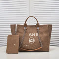 22C 2023 Tattoo Logo Canvas Luxury Handbag Designer Diagonal Underarm Handbag Fashion Women's Liberty Boat Beach Bag Bulk Shopping Mother and Child Bag Great Shopping 4You