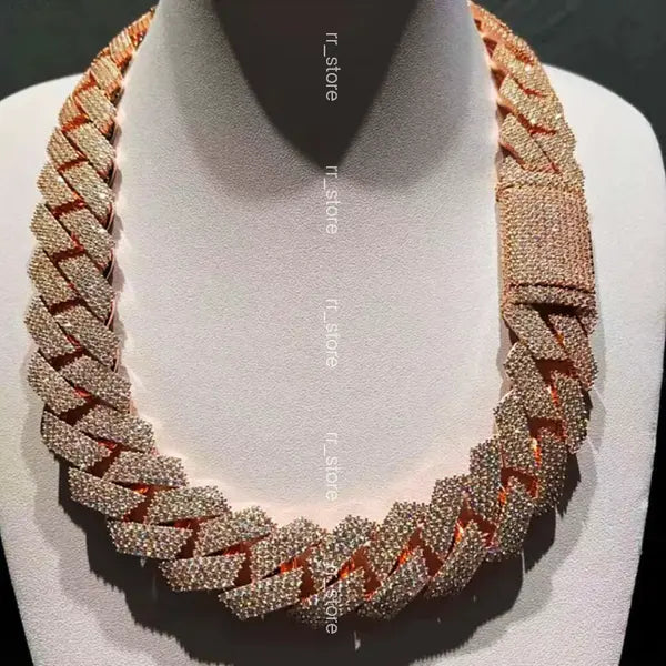 necklace moissanite chain designer jewelry necklace cuban link chain Iced Out Pass Diamond Tester vvs Moissanite Jewelry Necklace chains for men Great Shopping 4You