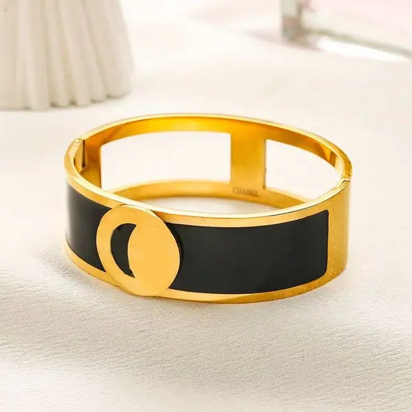 Designer Bracelet Brand Jewelry Stainless Steel 18k Gold Plated Birthday Luxury Bangle High Quality Wedding Party Gift Great Shopping 4You